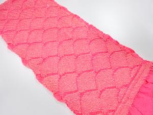 正絹　振袖用　絞り　帯揚げ